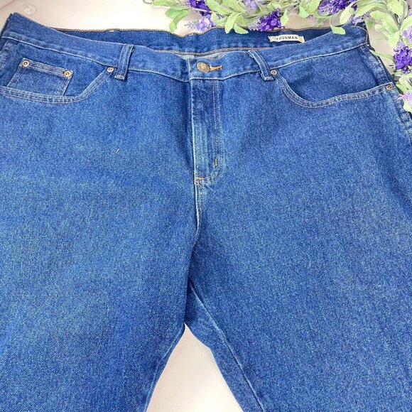 Wrangler Thurman Denim Jeans Mens Pants Classic Regular Boot Cut Fit 5 Pocket - Picture 5 of 14